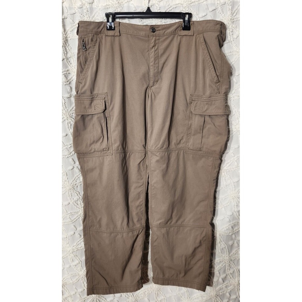 Duluth Trading Mens Cargo Pants Size XXL Khaki Workwear‎ Outdoor Relaxed